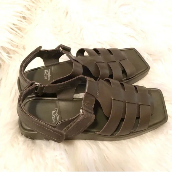 Jeffrey Campbell Anthropologie Poisson Fisherman Sandals - Picture 4 of 9